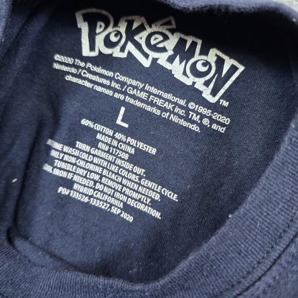 Boys Shirt Lot Size 12 14 L XL Long Sleeve Bundle of 5 Tops Pokémon & More - Picture 12 of 16